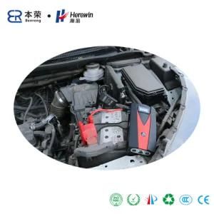 Car Battery Jump Starter with LCD Display and North Arrow