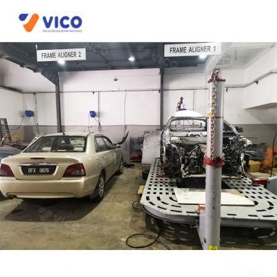 Vico Vehicle Collision Center Car Bench Auto Frame Machine Pulling Tower