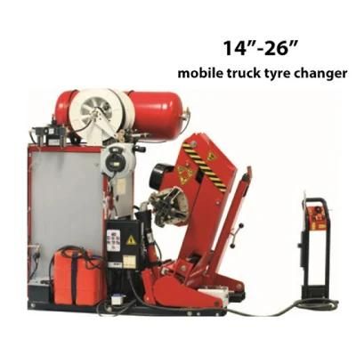 Semi Automatic Truck Repair Equipment Mobile Tire Disassembly Machine for Changer