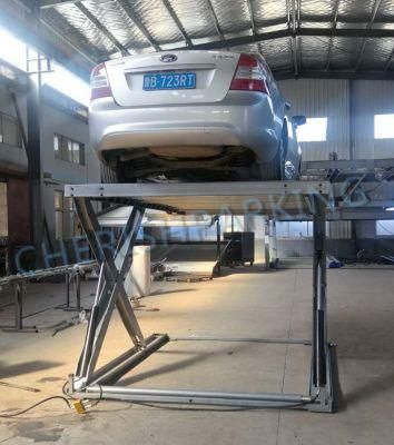 Hot Sell Good Quality Two Hydraulic Scissor Vehicle Parking Lift