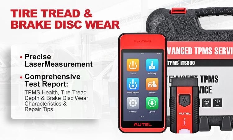Autel Maxitpms Its600 Complete TPMS Service and Diagnostics Tablet 2022 Tire Pressure Tester