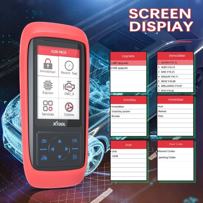 Xtool X100 PRO3 Professional Auto Key Programmer Add Epb, ABS, TPS Reset Functions Free Update Lifetime