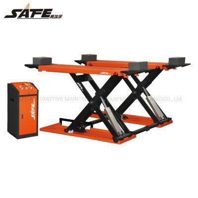 Electric Release Hydraulic MID Rise Scissor Car Lift for Car