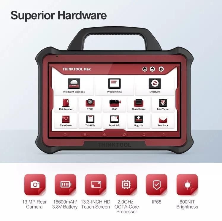 Thinktool Max Professional Diagnostic and Programming Device for Trucks and Passenger Vehicles