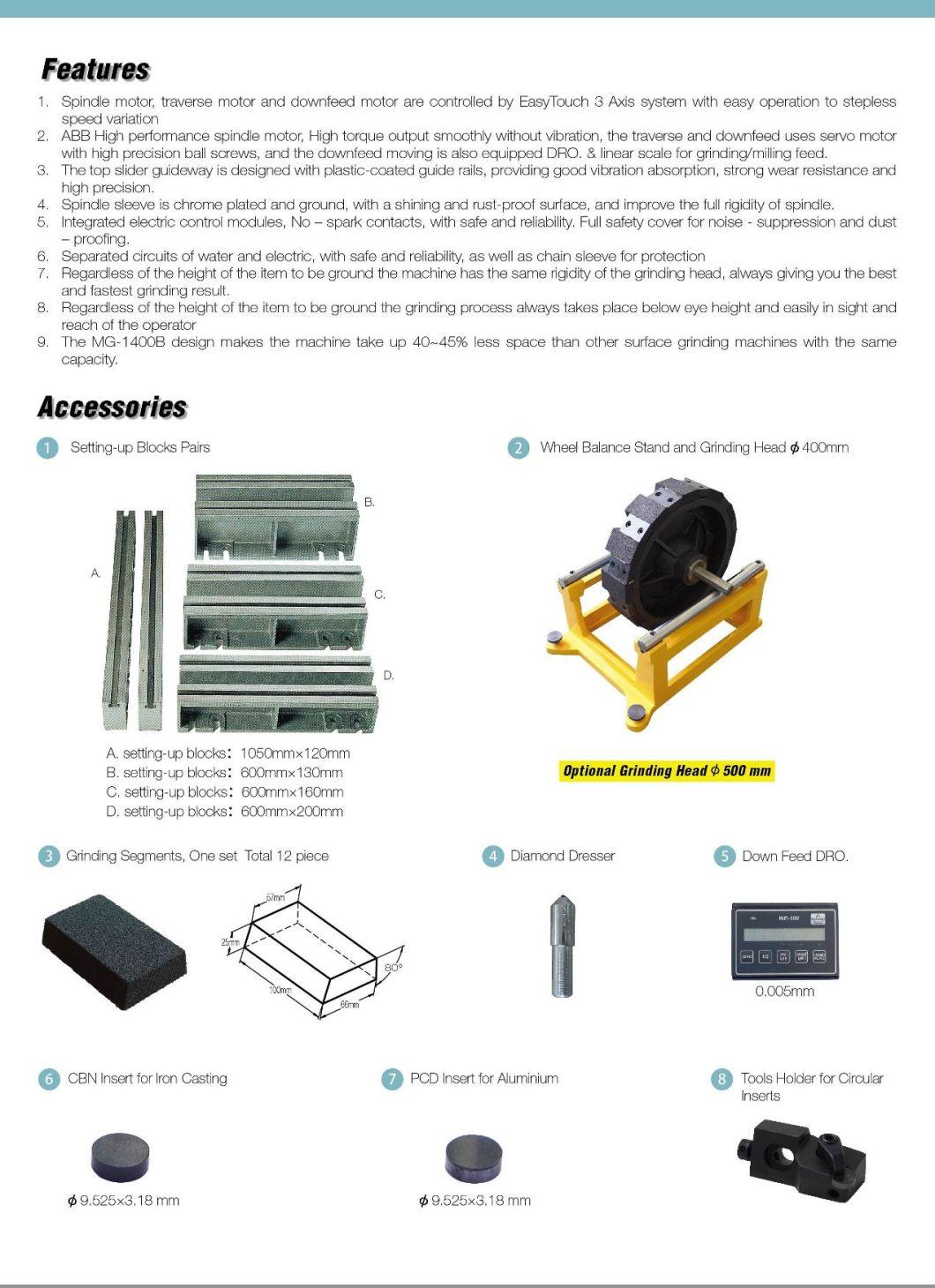 Cylinder Block Surface Grinding-Milling Machine (MG-1400B)