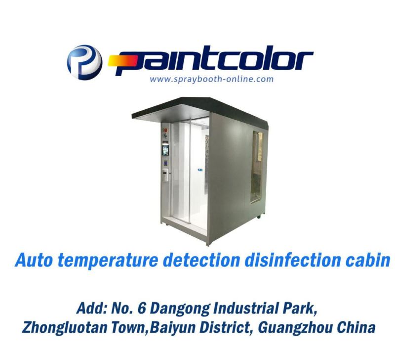 Waterproof Disinfectant Cabin in Outdoor for Body Disinfection