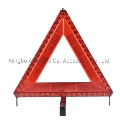 51PCS LED Light Warning Triangle Flashing/Constant Light Accessory Plug/Batteries LED Warning Triangle