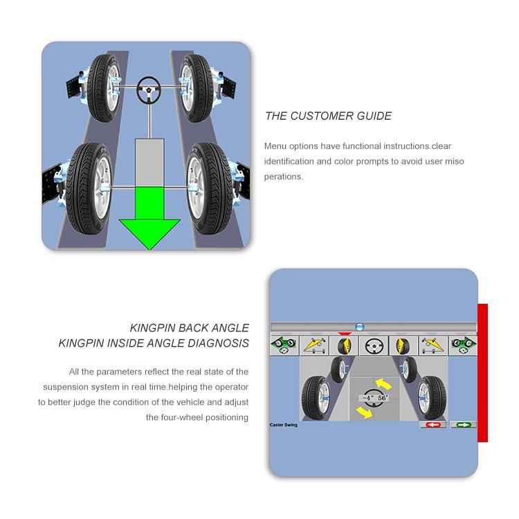 3D Wheel Aligner/Lift/Wheel Balancer/Auto Maintenance/Auto Diagnostic Tool/Garage Equipment/Automotive Equipment/Wheel Alignment Machine Price/