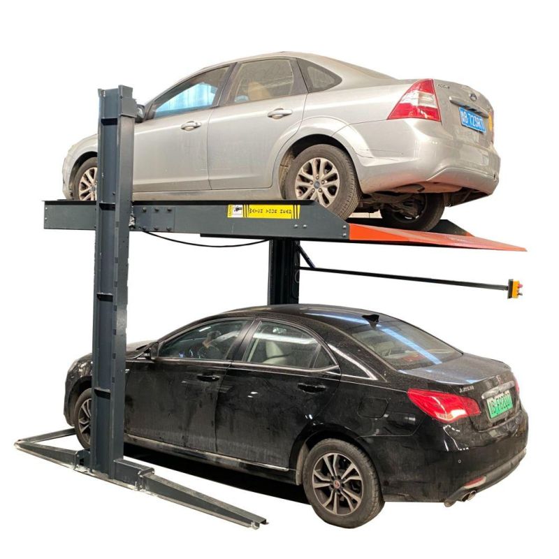 2 Level Parking Lift Car/Vehicle with Two Post Parking Solution