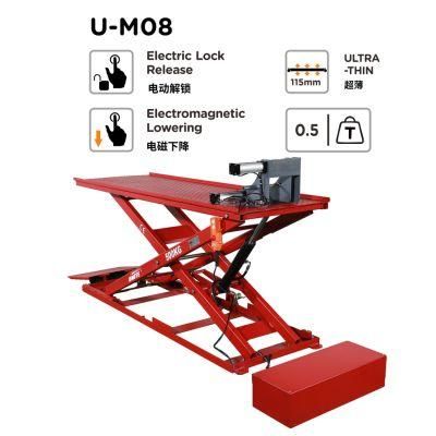 0.5t Air/Hydraulic Motorcycle Lift U-M08 ATV Lift