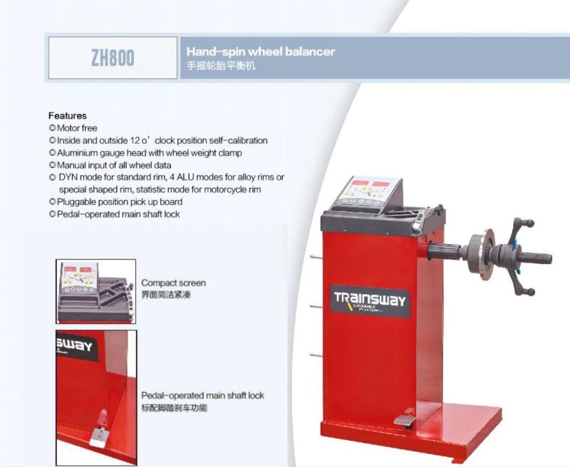 Trainsway Zh800 Tire Balancing Machine Tyre Balancer