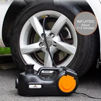 Conpex 4 in 1 Electric Car Hydraulic Jack 5t Car Hydraulic Jacks 12V Electric Jack 5t with Air Pump and Eclctric Impact Wrench