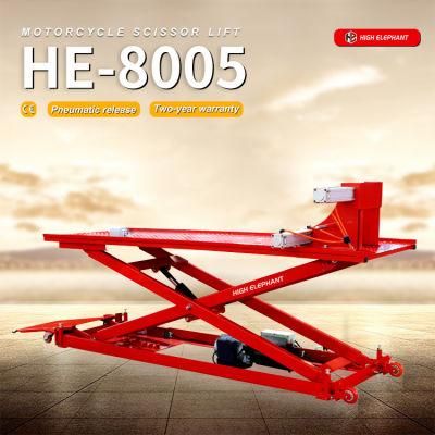 Super Thin Small Size Motorcycle Scissor Car Lift with CE Certification