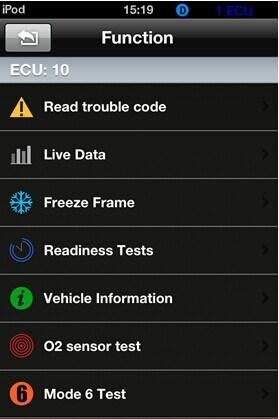Xtool Iobd2 Mini OBD2 Eobd Scanner Support Bluetooth 4.0 for Ios and Android