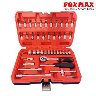 Handtools Professional 1/4&quot;Dr. 46PCS CRV Socket Set (FST-63)