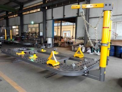 Portable Auto Body Frame Machine Rack on The Floor 10 Ton Puller