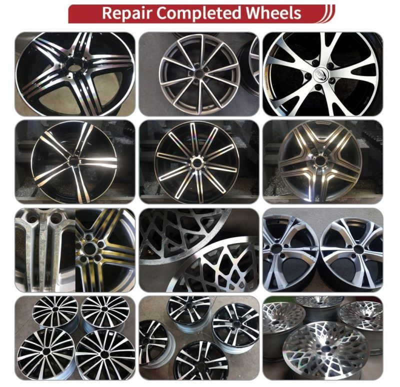 High Speed Diamond Cut Alloy Wheel CNC Lathe Rim Repair Machine Wrm28h