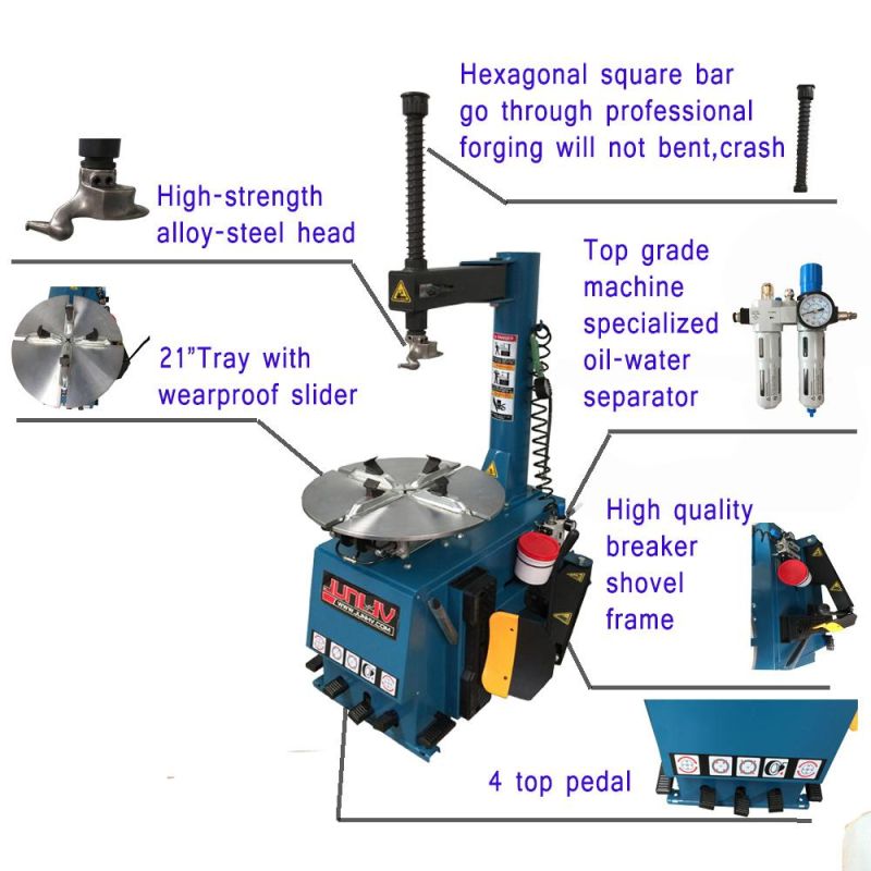 Semi-Automatic Ce Approved Motorcycle Tire Changer