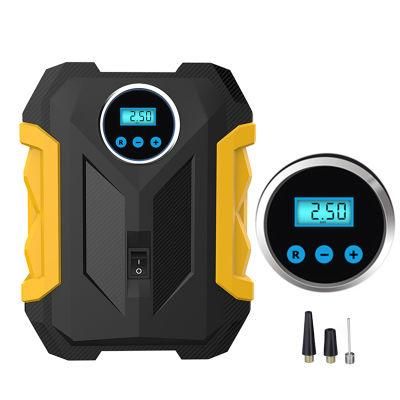 Automatic Portable Digital DC 12 Volt Electric Tyre Air Compressor Pump with Car Tire Inflator