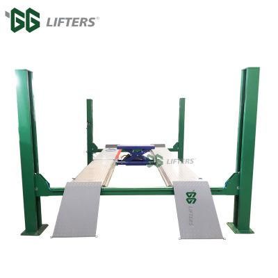 4.5 tons Hydraulic four post car lift for sales