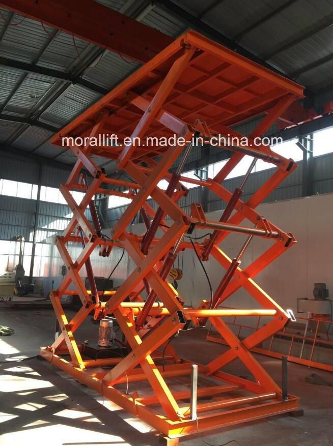 Hot sale Double Hydraulic Scissors Lift Table