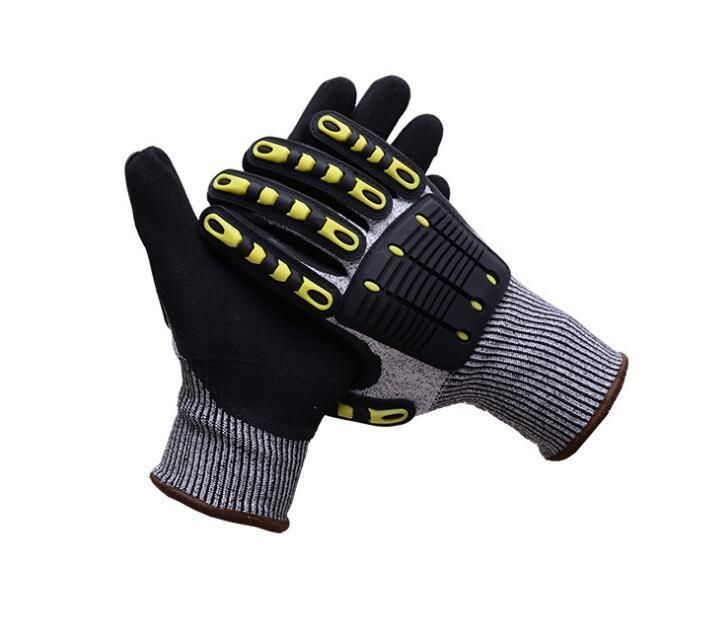 Anti Vibration Mechanic Safety Protective Work Glove for Car Construction Oil Proof Industry