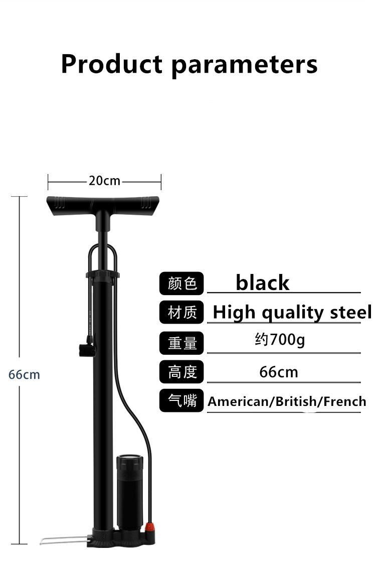 Bicycle Accessories Wholesale New Style Cheap Portable Bike Hand Air Pump Bicycle Hand Pump