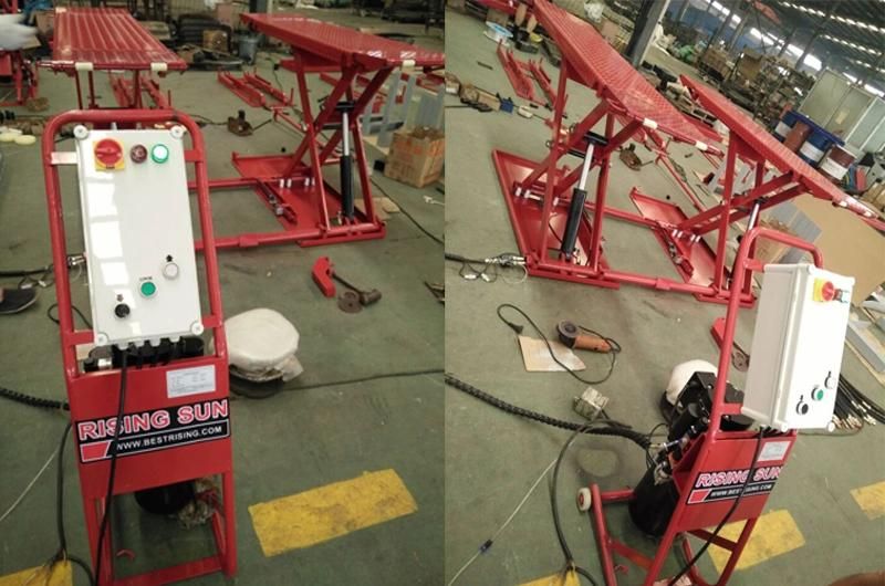 3000kgs Mobile Operation MID Rise Scissor Lift for Tire Shop