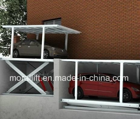 Vertical Inground Double Deck Car Lift Car Parking Lift Platform