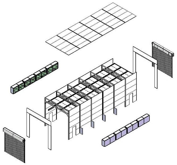 Garage Equipment/Car Spray Paint Booth/Bus Spray Booth for Bus Refinish