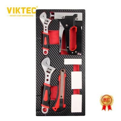 7PC Adjustable Wrench, Stapler Gun, Knife Module (VT05070)