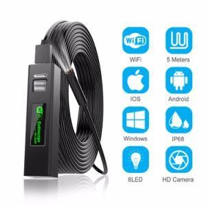 Endoscope Camera Wireless Endoscope 2.0 MP HD Borescope Rigid Snake Cable for Ios iPhone Android Samsung Smartphone PC