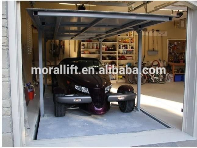 Double Deck Underground Garage Car Parking Lift with CE