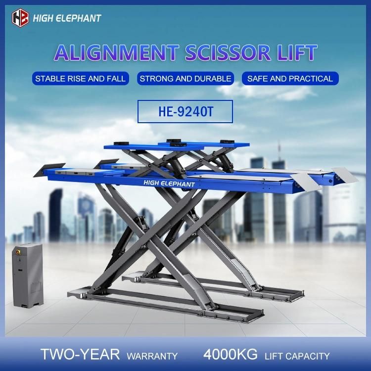 Wheel Alignment Hydraulic Scissor Lift Platform 4420mm for Sale