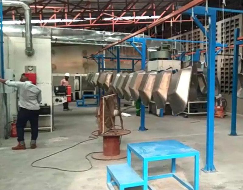 Full Automatic Multi-Power Powder Coating Line of Industry Workpieces