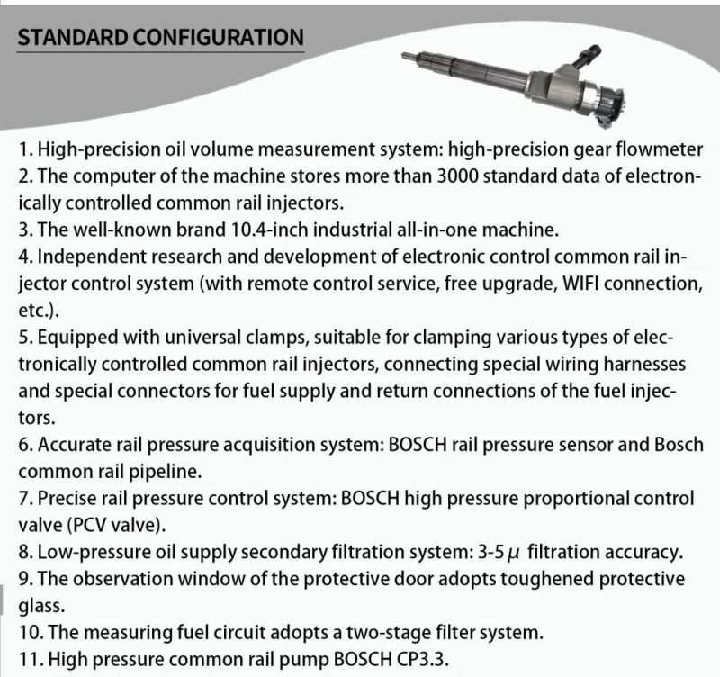 EPS205 Diesel Common Rail Test Bench for Injector Test