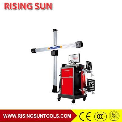 Automatic Automotive 3D Wheel Alignment for Car Service Station