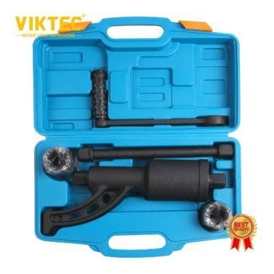 CE Viktec 3/4 Inch Drive1: 68 Manual Torque Tire Wrench with 32-33mm CRV Sockets (VT01035B)