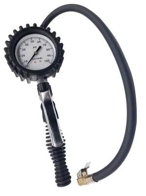 Most Accurate 0-160psi Car Tire Gauge with Hose Andchuck