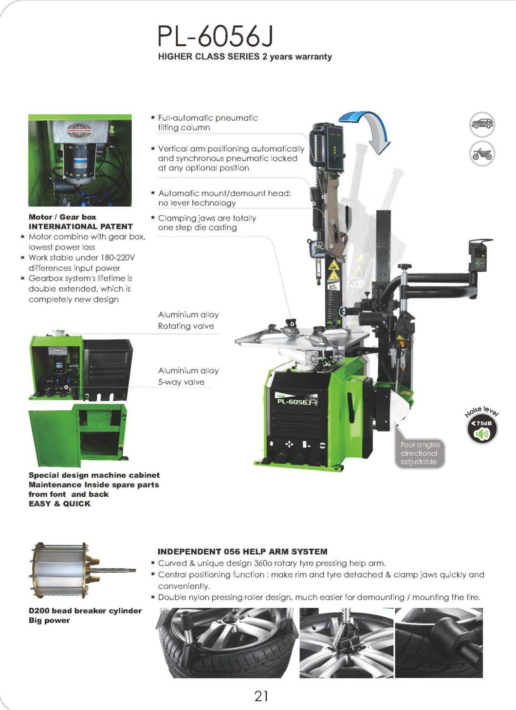 Puli New Full Automatic Tilting Tyre Changer CE Price Pl-6056j Auto Maintenance Repair Equipment on Sale