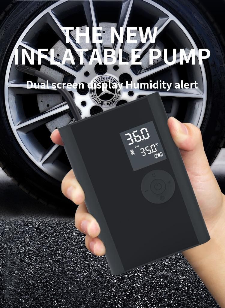 Wired Digital Auto Stop 12V DC Mini Portable Car Air Pump Compressor Inflators Bike Motorcycle Car Tire Inflator