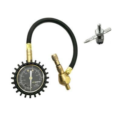 Steel Custom Heavy Duty Automatic Tyre Deflator Pressure Gauge with Air Chuck