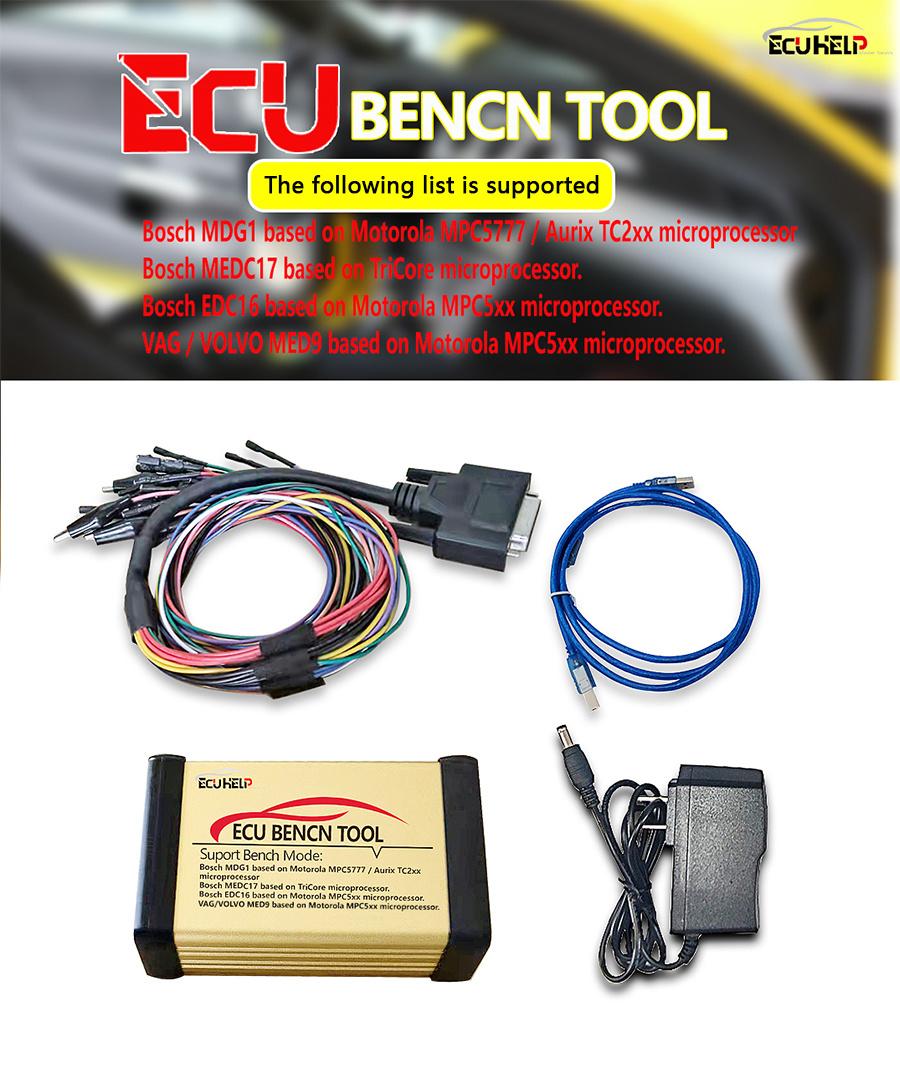 Ecuhelp ECU Bench Tool Full Version Support Bosch Medc17/Mdg1/EDC16 and VAG/Volvo Med9