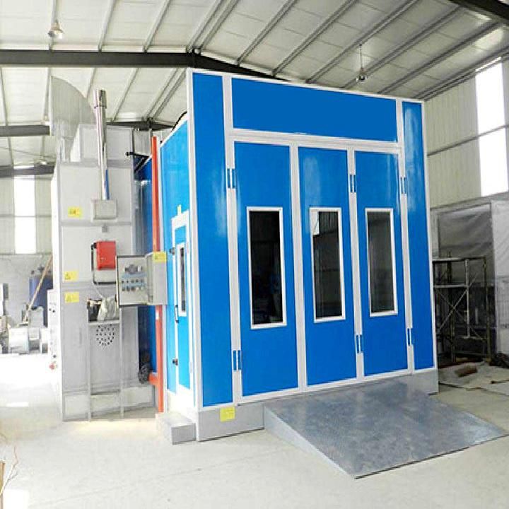 Used Car Painting Paint Spray Booth Room for Sale with Italy Diesel Burner