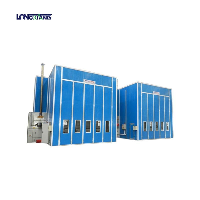CE Approved Large Spray Booth Truck Spray Paint Booth with Diesel Heating System