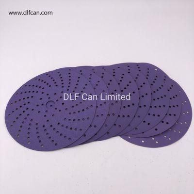 Low Price Multi-Hole Purple Sanding Disc