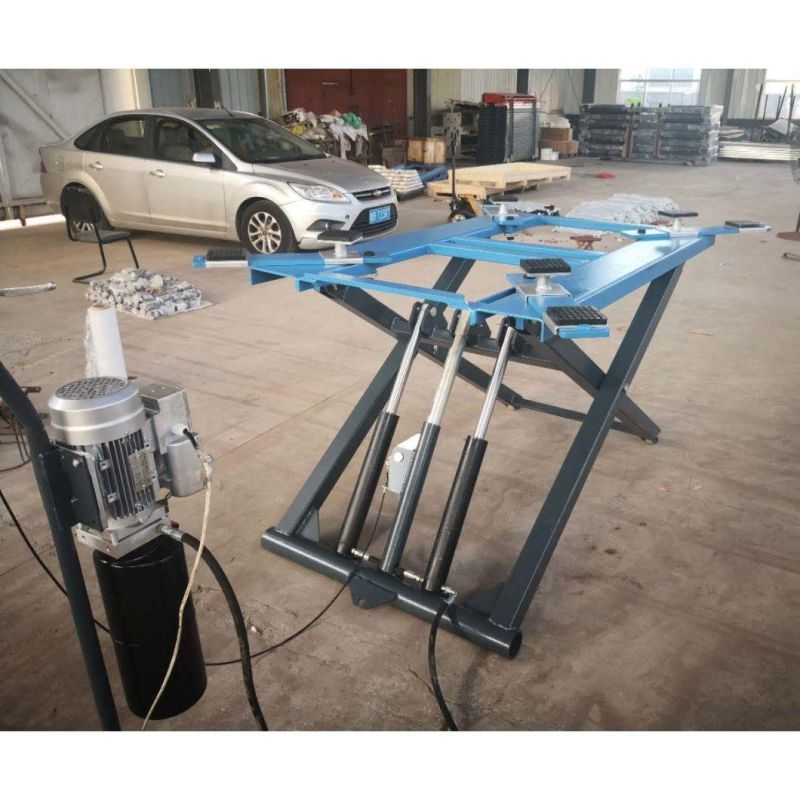 Mobile/Movable/Portable Hydraulic Scissor Lift for Vehicle/Car with CE