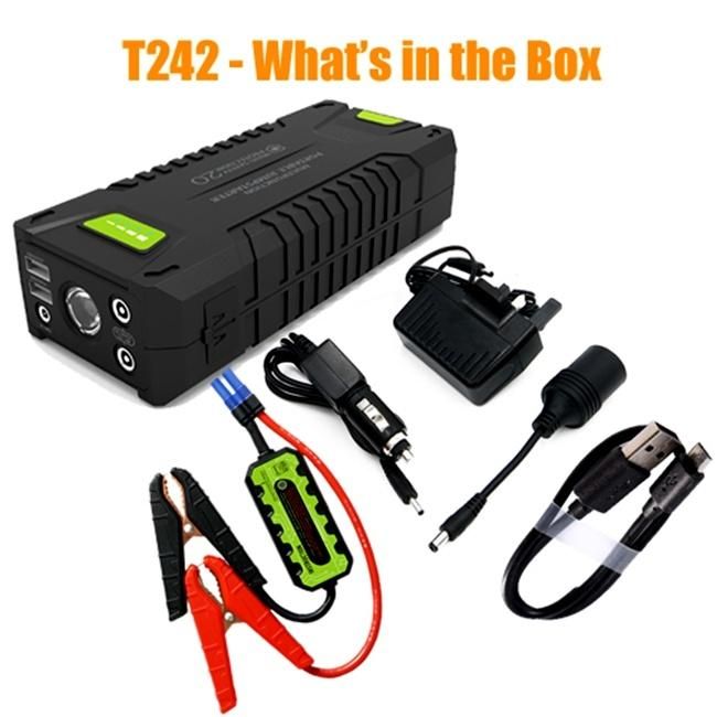 20000mAh 1000A Emergency Car Accumulator Jump Starter with Car Charger