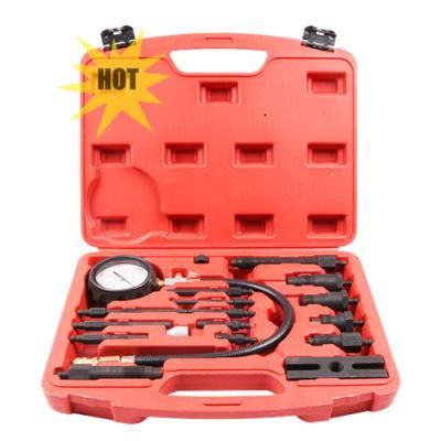 Viktec Custiomized Heavy Duty Diesel Engine Compression Test Kit Gauge Set