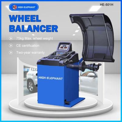 Self-Diagnosis and Self-Calibration Wheel Balancer